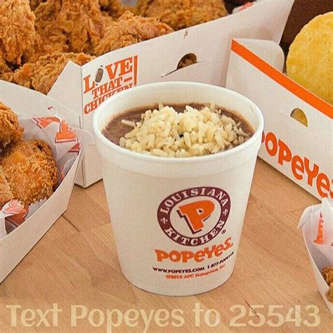 Popeyes Red beans & Rice are always the center of attention! | Red bean and rice recipe, Red ...