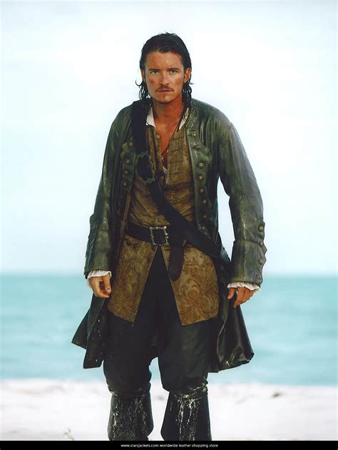 Orlando Bloom Coat - Will Turner Leather Coat