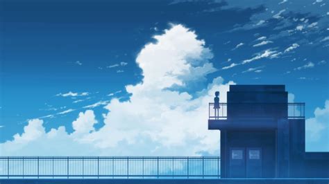 Anime Rooftop Bg / Overlooking view animated by ufotable and soundtrack by yuki kajiura.