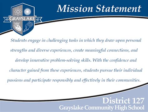 Grayslake Community High School District 127 Mission Statement ...