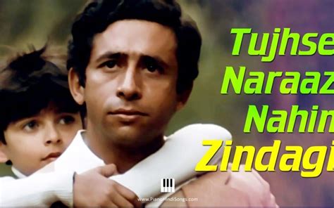 Tujhse Naraaz Nahin Zindagi | Masoom | Piano | Notes | Piano Hindi Songs