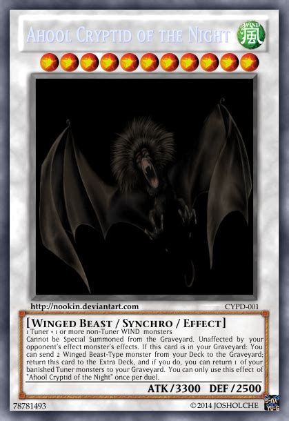 Ahool Cryptid of the Night - Advanced Card Design - Yugioh Card Maker Forum