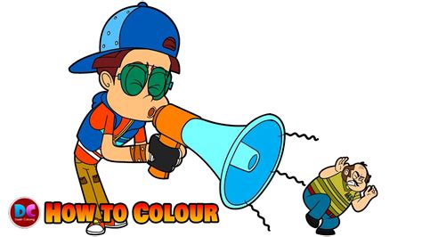 How to Colour Titoo Cartoon Step by Step - YouTube