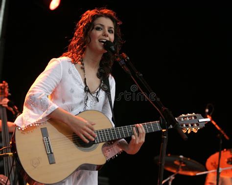 Katie Melua Performs in Concert Editorial Stock Image - Image of park ...