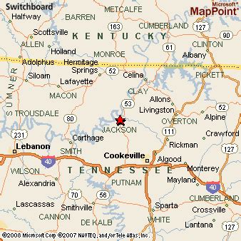 Where is Gainesboro, Tennessee? see area map & more