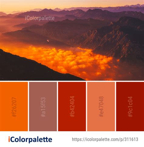 Color Palette Ideas from Sky Afterglow Dawn Image Dawn Images, Red Sky ...