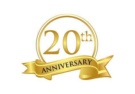 20th Anniversary Celebration Logo Vector Graphic by DEEMKA STUDIO · Creative Fabrica