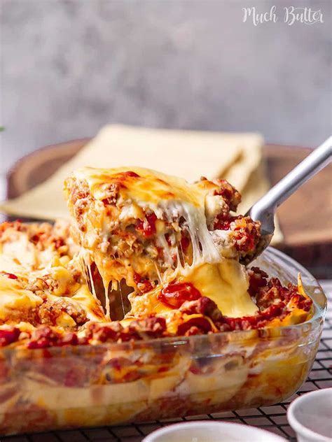 Classic Lasagna with Bechamel Sauce - Much Butter