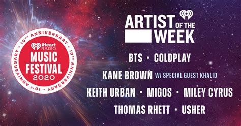 Artist of the Week: 10th Annual iHeartRadio Music Festival Lineup ...