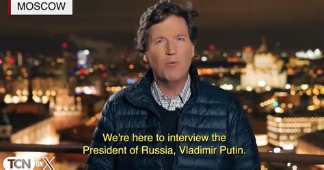 Tucker Carlson Confirms He Will Interview Putin