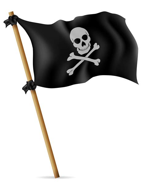 pirate flag vector illustration 509646 Vector Art at Vecteezy