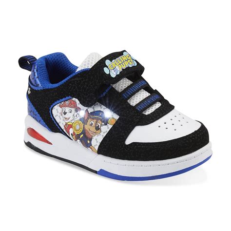 Nickelodeon Toddler Boy's PAW Patrol Black/White/Blue Light-Up Skate Shoe - Shoes - Baby & Kids ...