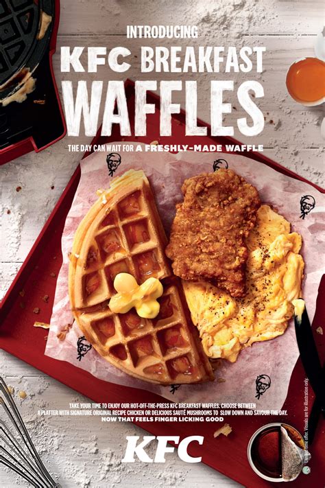 KFC Launches Breakfast Waffles With Fried Chicken And Scrambled Eggs