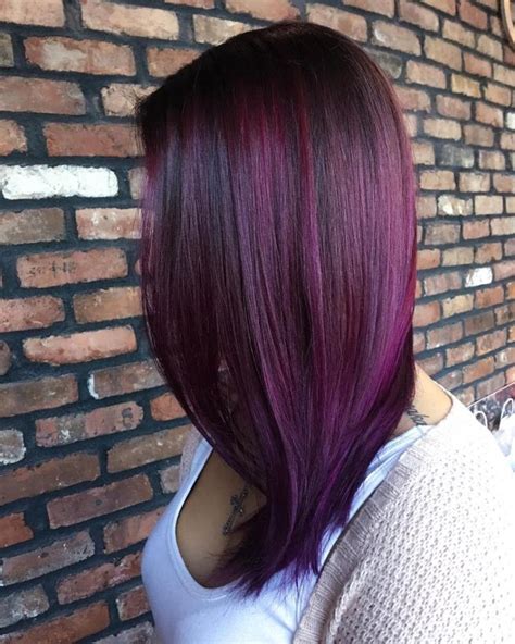 20 Plum Hair Color Ideas for Your Next Makeover (2020 Update) | Hair color plum, Plum hair ...