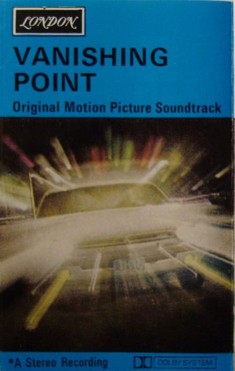 Vanishing Point (Original Motion Picture Soundtrack) (1971, Cassette) | Discogs