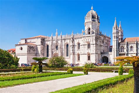 The Jeronimos Monastery or Hieronymites Monastery is located in Lisbon ...