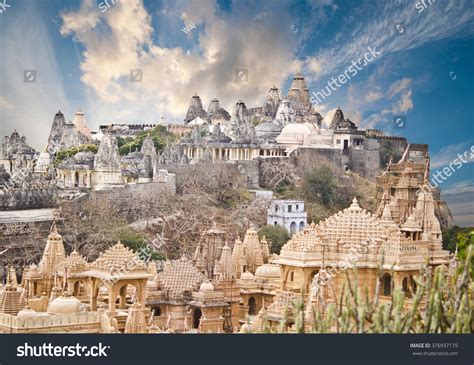 Jain Temples Mount Shatrunjaya Palitana Gujarat Stock Photo 376937179 | Shutterstock