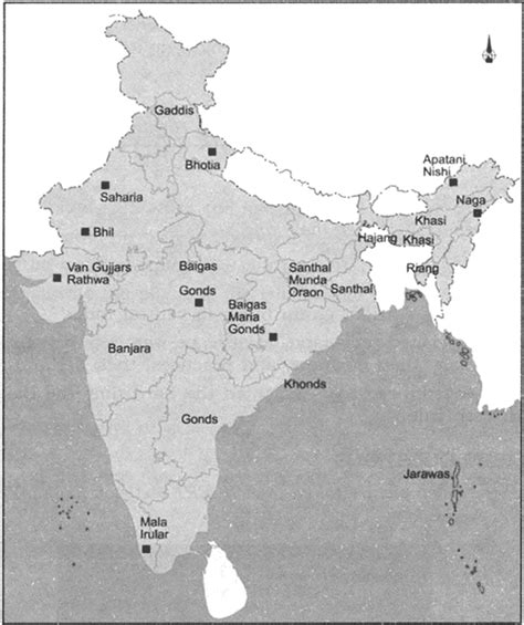 Khasi and Garo Tribes mainly live in : / खासी और गारो जनजाति मुख्य रूप से निवास करती है ...