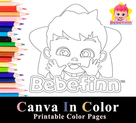 Bebefinn Coloring Pages Printable - Etsy