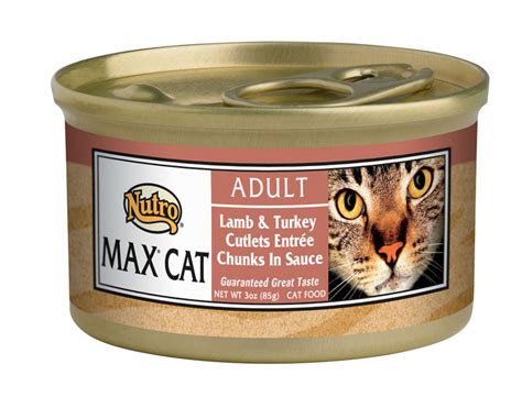 Nutro Max Cat Lamb and Turkey Cutlets Entree Canned Cat Food | PetFlow