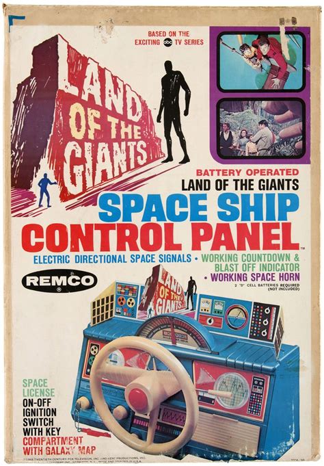 "LAND OF THE GIANTS BATTERY-OPERATED SPACE SHIP CONTROL PANEL" BOXED ...