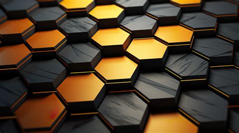 3D Honeycomb Pattern Wallpaper by patrika