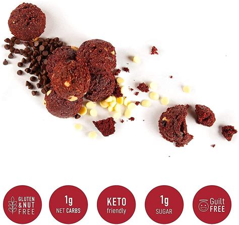 ChipMonk Keto Cookie Bites – Delicious, Low Carb, Diabetic Friendly, 1g Net Carb, Gluten Free ...
