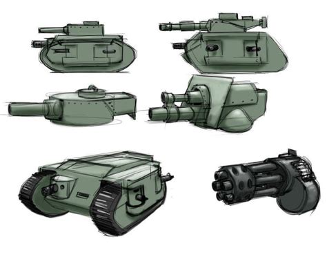 Drone Design : Tank Concepts by JREAGANA on DeviantArt | Drone design ...