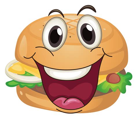 Burger Cartoon Vector Art, Icons, and Graphics for Free Download