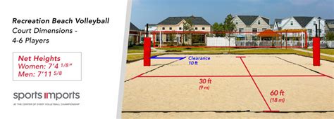 Grass Volleyball Court Dimensions