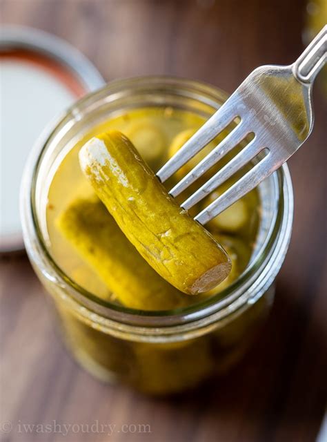 Homemade Canned Dill Pickles | I Wash You Dry