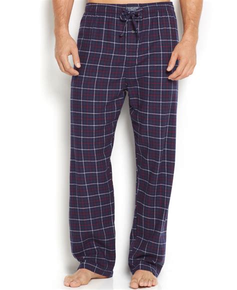 Polo ralph lauren Men'S Plaid Flannel Pajama Pants in Blue for Men | Lyst