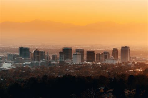 [OC] Skyline of Salt Lake City, Utah! : r/skylineporn