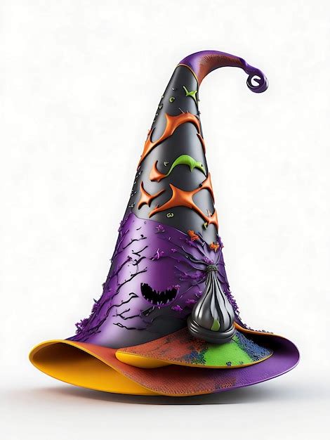 Premium AI Image | Colorful Witches hat For Halloween High detailed AI ...