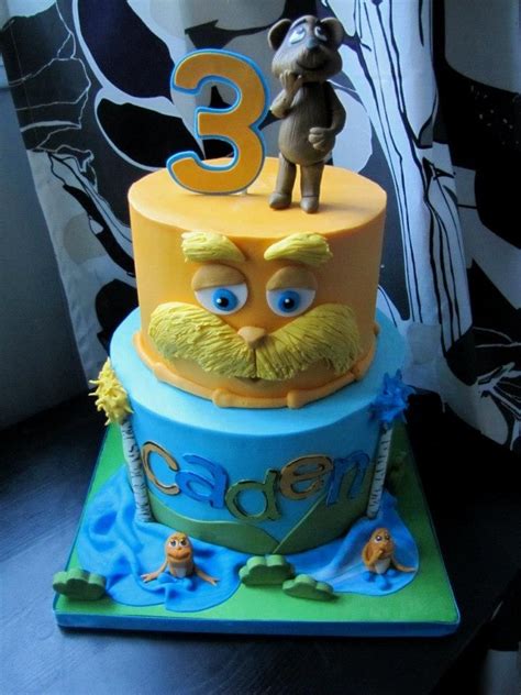 Lorax Birthday Cake! All edible! @sharise steggall