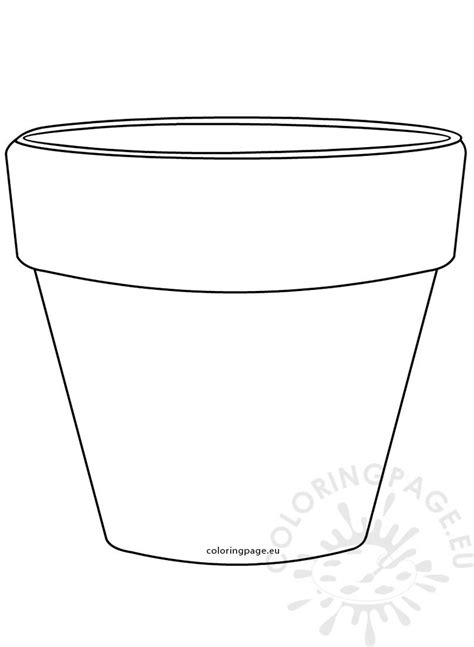 The Empty Pot Coloring Pages