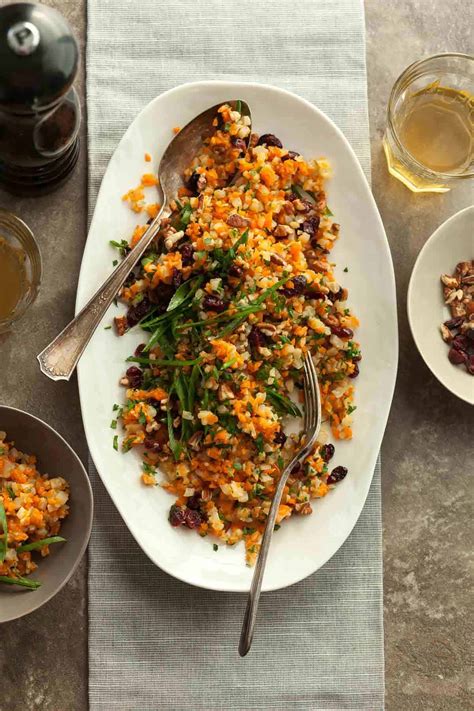 Cauliflower Rice Pilaf (with Cranberries and Pecans)