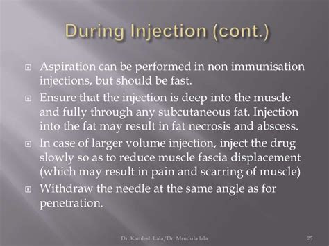 Intramuscular injection pain ppt