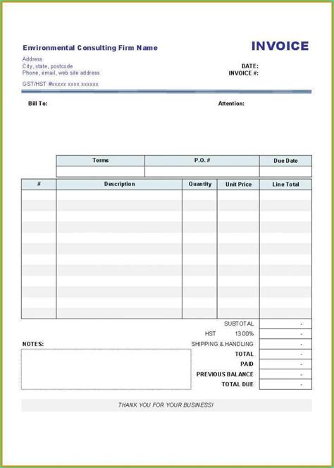 Invoice Templates Google Sheets