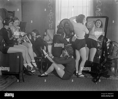 Behind the scenes at Olympia Circus. A scene in one of the dressing rooms at Olympia showing ...