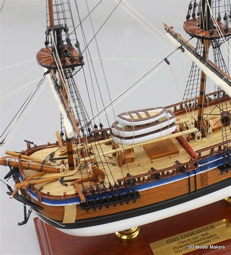 12” (hull length) HMS Endeavor Model | SD Model Makers