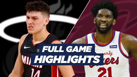 Heat Vs Sixers Highlights 2025 Highlights - Mara Stacey