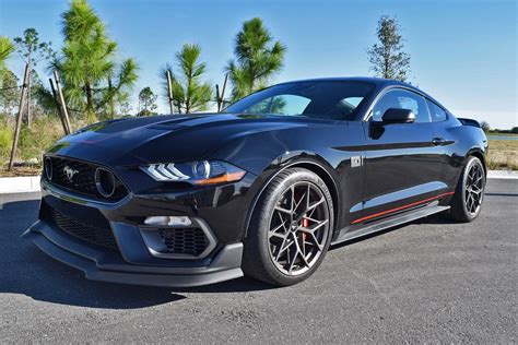 One-Owner 2021 Ford Mustang Mach 1 Has Barely Been Driven, Looks Vicious in Shadow Black ...