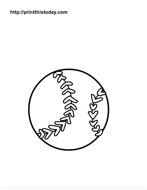 Free Printable Sports Balls Coloring Pages