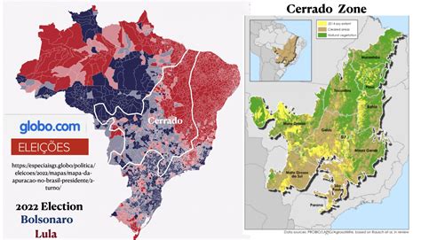 Brazil 2022 election Cerrado Map - GeoCurrents