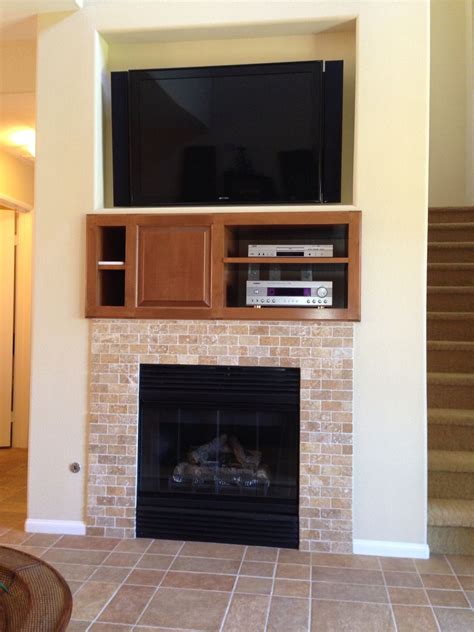 Simple Tv Fireplace Combo Designs Simple Ideas | Home decorating Ideas