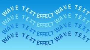 (FREE) Wavy Font - Photoshop Supply