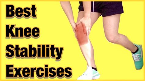 Best Knee Stability Exercises - YouTube