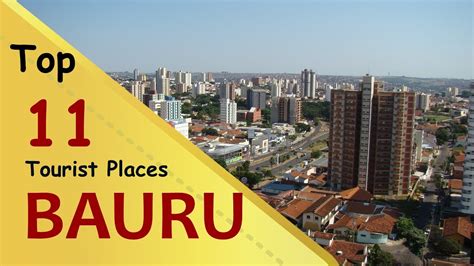 "BAURU" Top 11 Tourist Places | Bauru Tourism | BRAZIL - YouTube