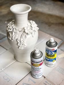 Knock-Off Painted Ceramic Bloom Vase Makeover - Bless'er House